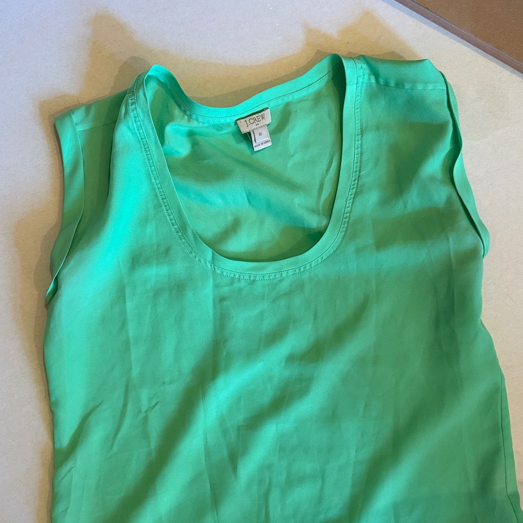 JCrew Womens Green Top 00